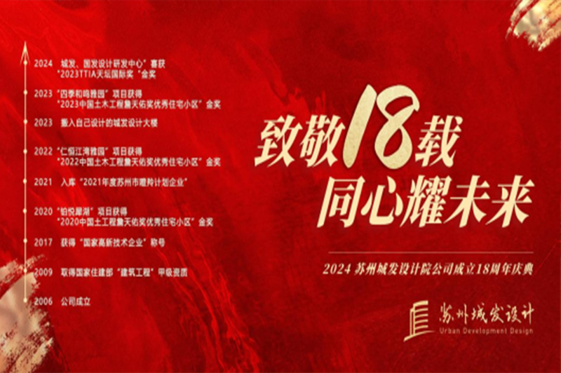 记忆丨苏州城发设计喜迎十八周年庆！